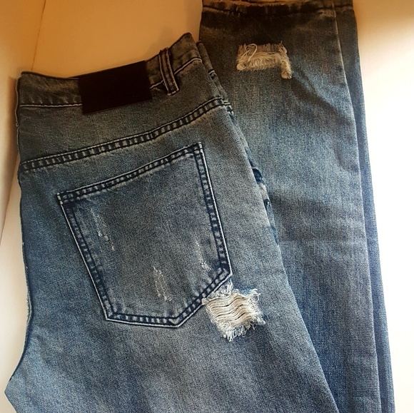 Young and Reckless men's distressed Jeans size 36 - Picture 6 of 8
